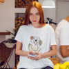 Retrato de tu mascota estilo "arte de línea continua" impreso en camiseta 100% algodón premium para hombre o mujer 🐶